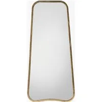 Large Standing Mirror - Gold, Metal alternate view