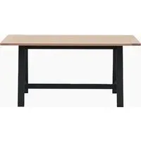Large Trestle Dining Table - Meteor, Oak alternate view