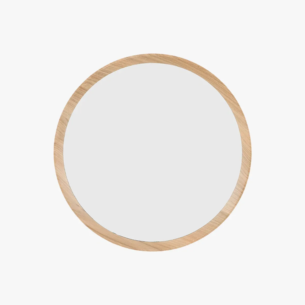 Laurel Medium Round Mirror - Oak product