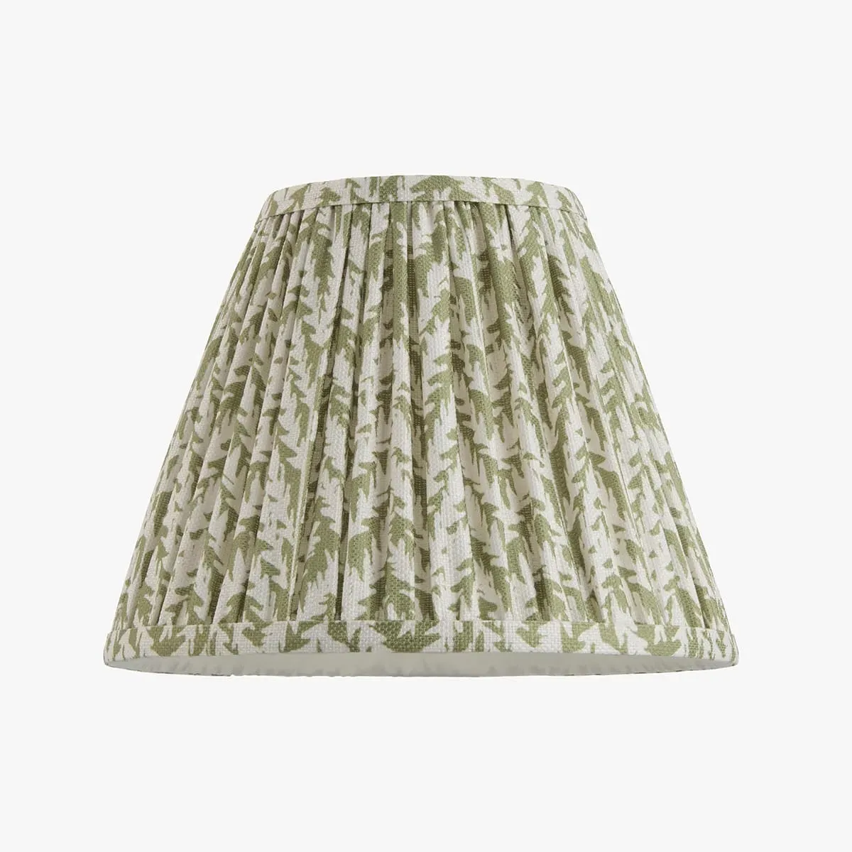 Leaf 25cm Tapered Lamp Shade - Herb Garden Green by Perch & Parrow