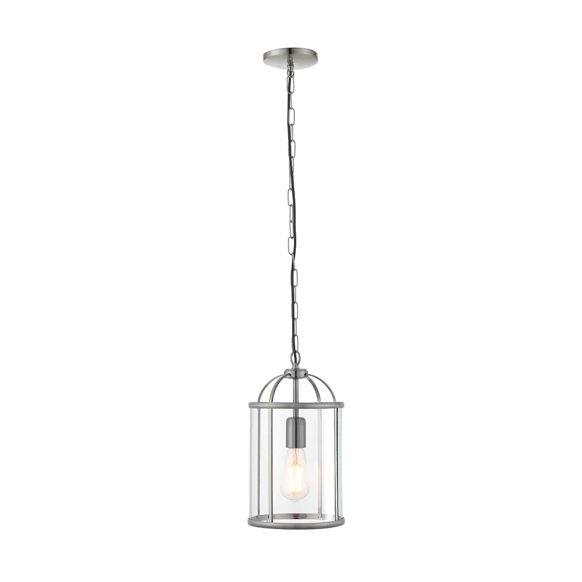 Leonard Single Light Pendant - Satin Nickel product