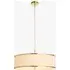 Levi 5-Light Pendant Light - Brushed Aged Brass, Frosted Glass by Perch & Parrow, image 3