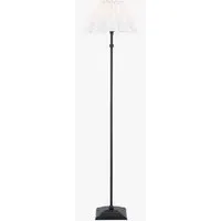 Loki Floor Lamp - Matt Black, Cotton by Perch & Parrow, image 2