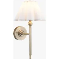 Loki Wall Light - Antique Brass, Cotton by Perch & Parrow, image 2