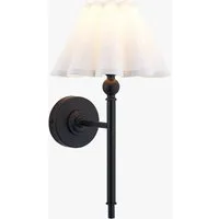Loki Wall Light - Matt Black, Cotton by Perch & Parrow, image 2