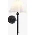 Loki Wall Light - Matt Black, Cotton by Perch & Parrow, image 3