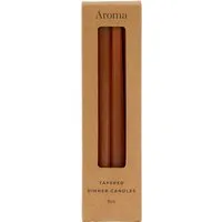 Lucera Tapered Dinner Candles Set of 8 - Tan by Perch & Parrow, image 2