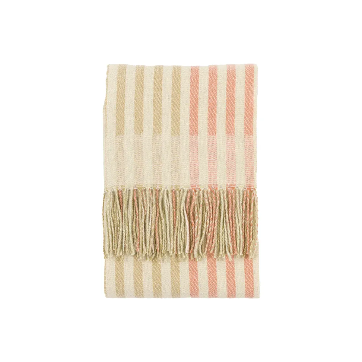 Lula Jacquard Stripe Throw - Sage product