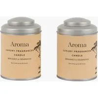 Luma Tin Candles Bergamot & Cedarwood, Set of 2 by Perch & Parrow, alternate view