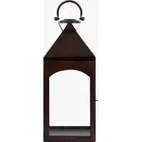Lumen Large Metal Lantern - Brown by Perch & Parrow, image 2