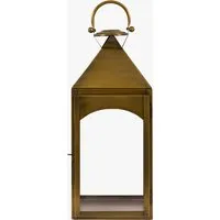 Lumen Large Metal Lantern - Gold by Perch & Parrow, image 2