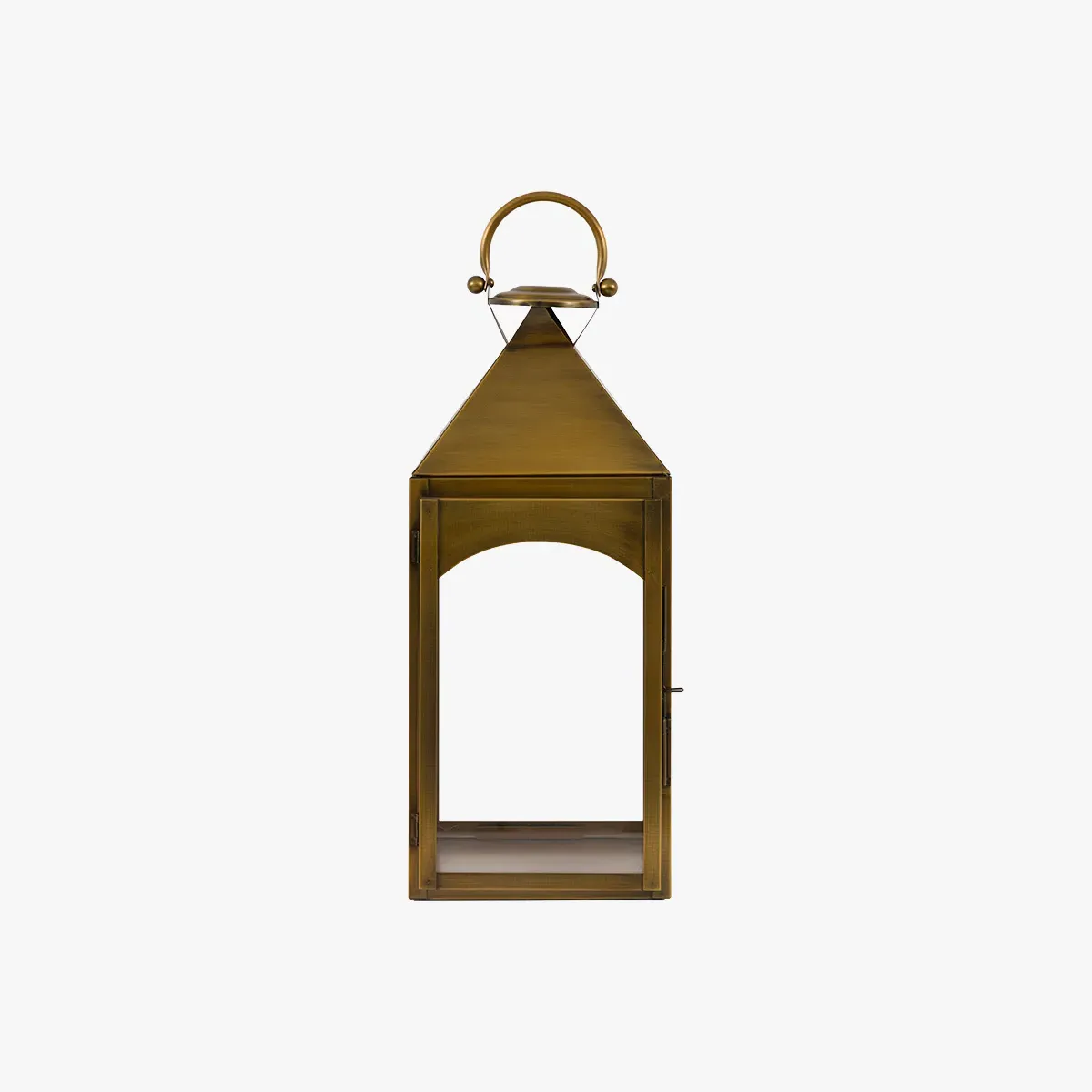 Lumen Large Metal Lantern - Gold by Perch & Parrow
