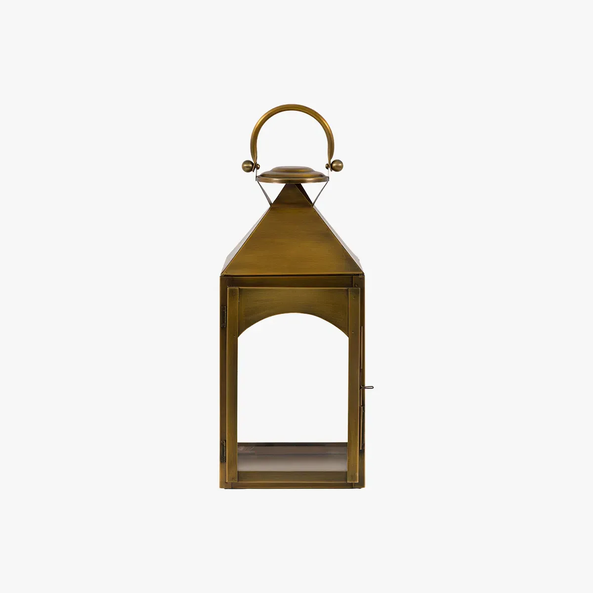 Lumen Small Metal Lantern - Gold by Perch & Parrow