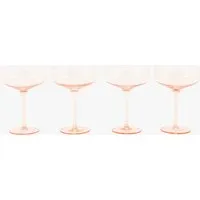 Lustre Coupe Glass Set of 4 - Amber by Perch & Parrow, image 2