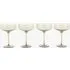 Lustre Coupe Glass Set of 4 - Smokey Green by Perch & Parrow, image 3