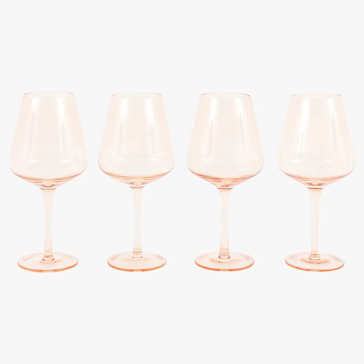 Lustre Wine Glass Set of 4 - Amber by Perch & Parrow