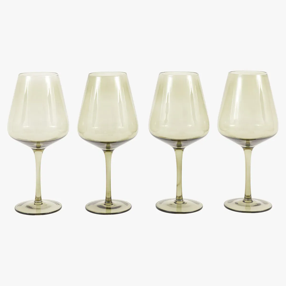 Lustre Wine Glass Set of 4 - Smokey Green product