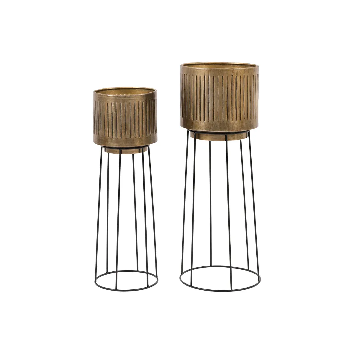 Luther Planters Set of 2 - Gold product