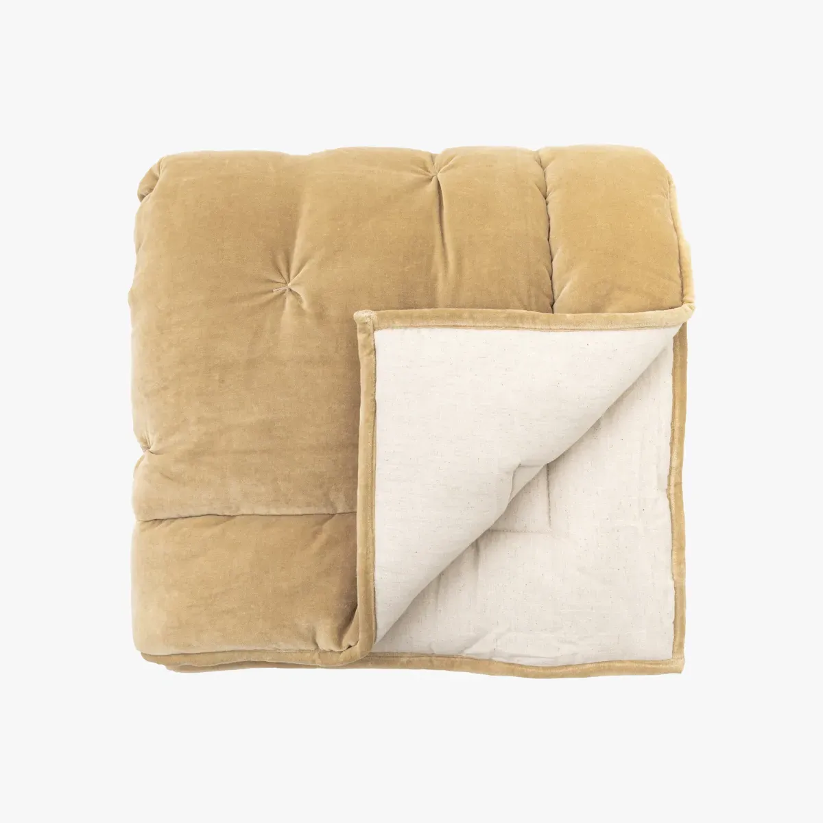 Luxe Velvet Bedspread - Sand product