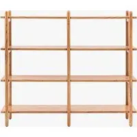 Lyon Open Display Unit - Acacia Wood alternate view