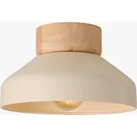 MADE Albert Flush Fitting Ceiling Light - Cream by Perch & Parrow, image 2