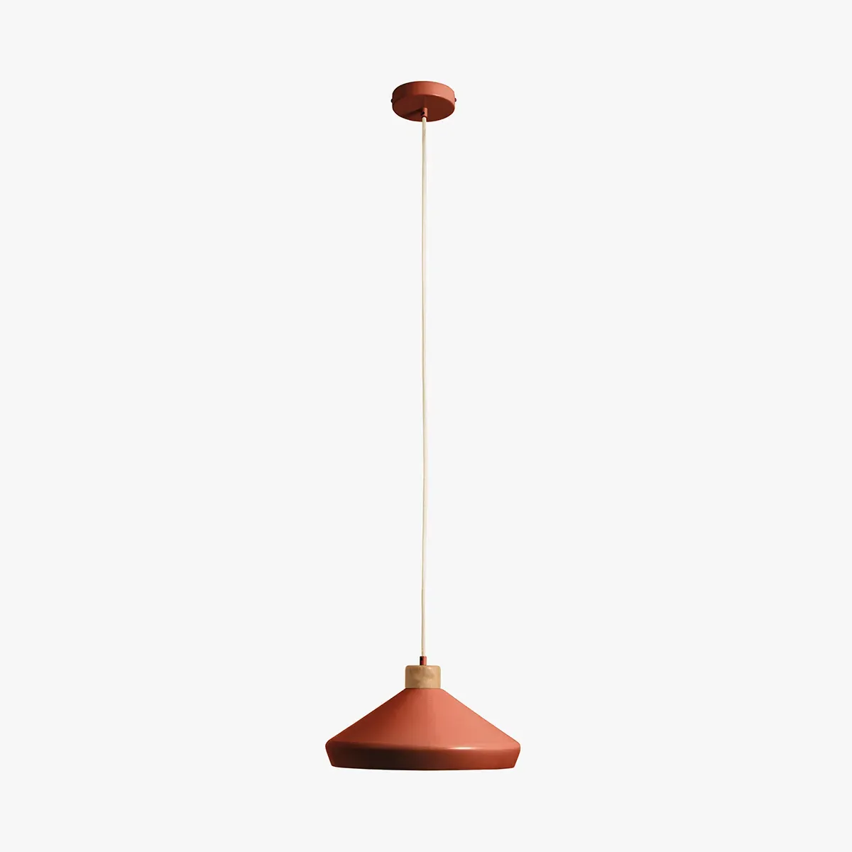 MADE Albert Pendant Ceiling Light - Terracotta by Perch & Parrow