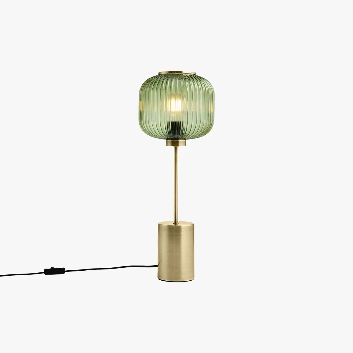 MADE Briz Large Table Lamp - Green, Glass by Perch & Parrow