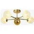 MADE Globe 5 Light Flush Ceiling - Green, Brass by Perch & Parrow, image 3