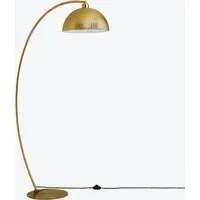 MADE Gold/Bamboo Shell Floor Lamp by Perch & Parrow, alternate view