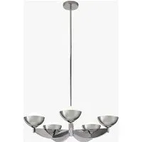 MADE Layla Large Ceiling Light - Chrome by Perch & Parrow, image 2