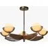 MADE Layla Large Ceiling Light - Walnut, Wood by Perch & Parrow, image 3