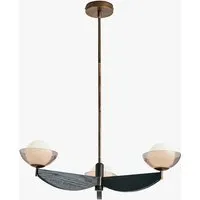 MADE Layla Small Ceiling Light - Black, Wood by Perch & Parrow, alternate view