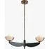 MADE Layla Small Ceiling Light - Black, Wood by Perch & Parrow, image 3