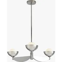 MADE Layla Small Ceiling Light - Chrome by Perch & Parrow, alternate view