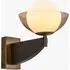 MADE Layla Wall Light - Black, Wood by Perch & Parrow, image 3