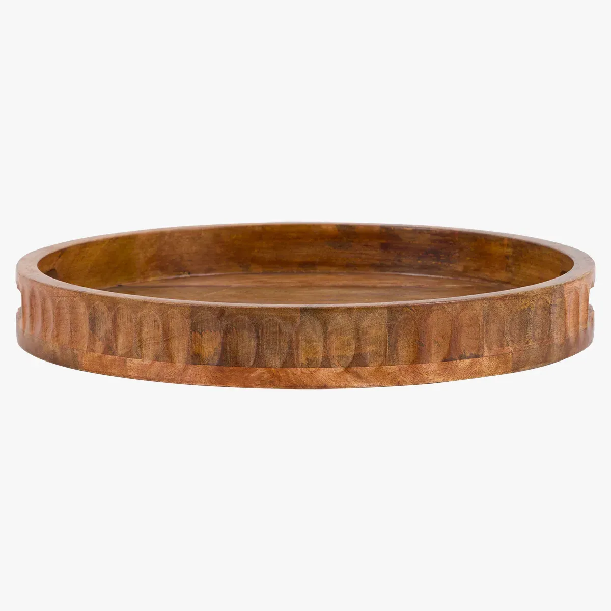 Mango Wood Tray with Handles by Perch & Parrow