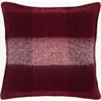 Marlo Faux Mohair Cushion - Merlot by Perch & Parrow, image 2