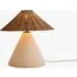 Marlowe Ceramic Table Lamp - Natural, Rattan by Perch & Parrow, image 3