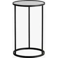 Martin Side Table - Black, Glass alternate view