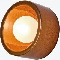 Mavi Ceramic Wall Light - Brown by Perch & Parrow, image 2