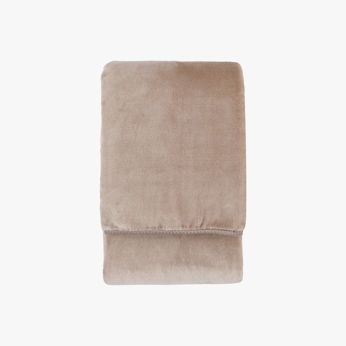 Mellow Fleece Throw - Taupe by Perch & Parrow