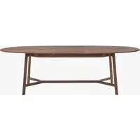Menorca Extendable Dining Table - Walnut by Perch & Parrow, image 2
