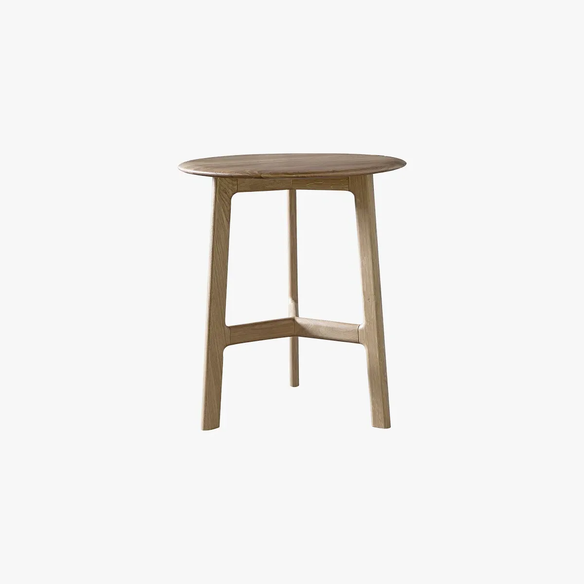 Menorca Round Side Table - Natural, Oak product