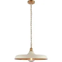 Mid Century Pendant Light - White, Metal alternate view