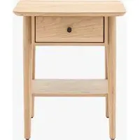 Modaro 1 Drawer Bedside Table - Natural alternate view
