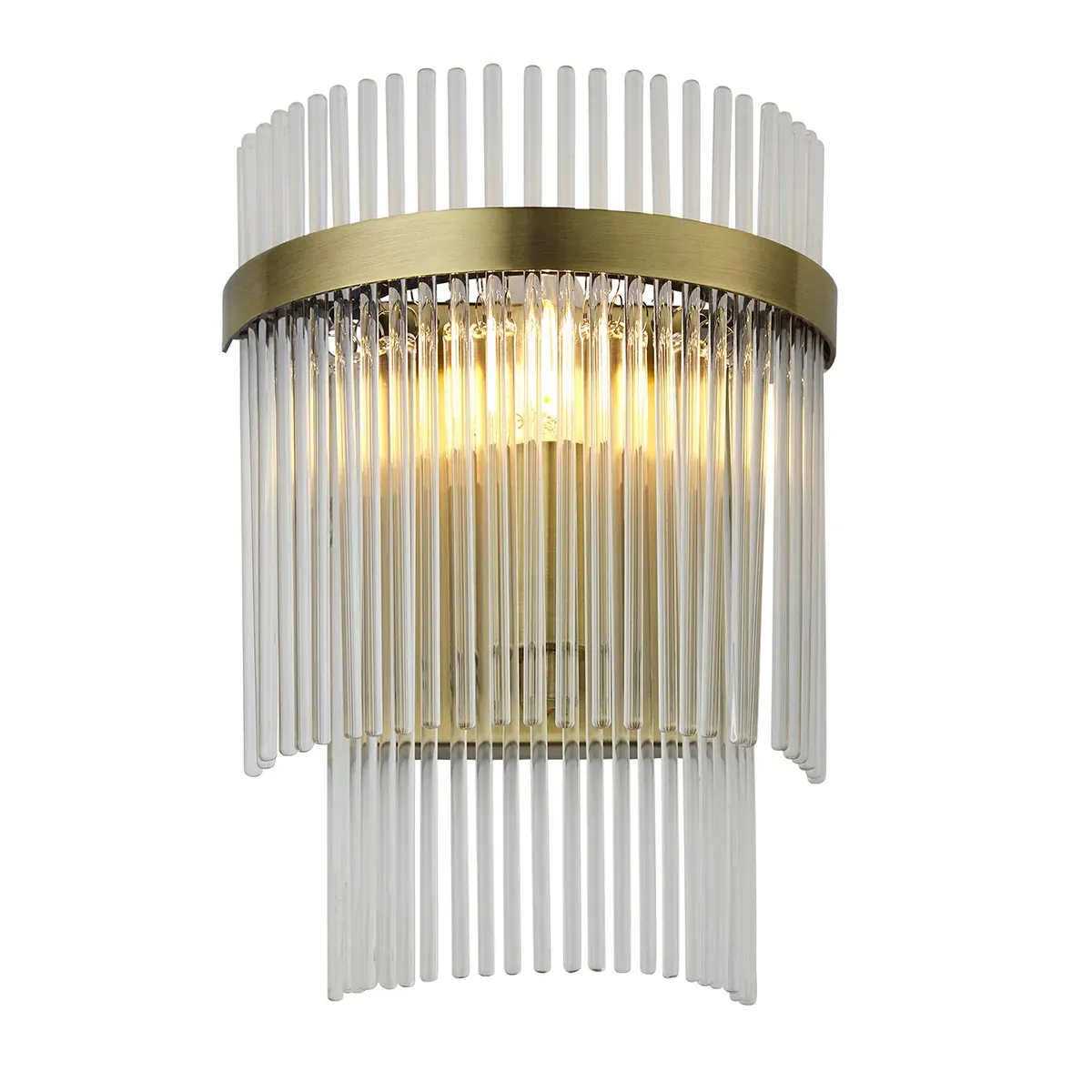 Monica Glass Wall Light - Brass product