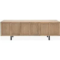 Nara Media Unit - Grey Washed Oak Veneer alternate view
