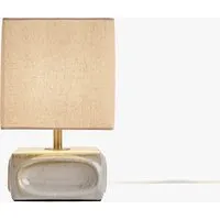 Nell Ceramic Table Lamp - Cream by Perch & Parrow, alternate view