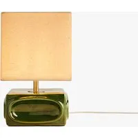 Nell Ceramic Table Lamp - Green by Perch & Parrow, alternate view
