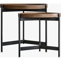 Nesting Tables Set - Brown, Mango Wood alternate view